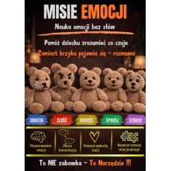 Misie emocji dla dzieci – nauka emocji przez zabawę | Wojciech Jabłoński | Toruń